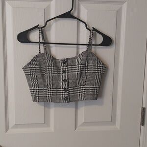 NWT Forever 21 Woven Cropped